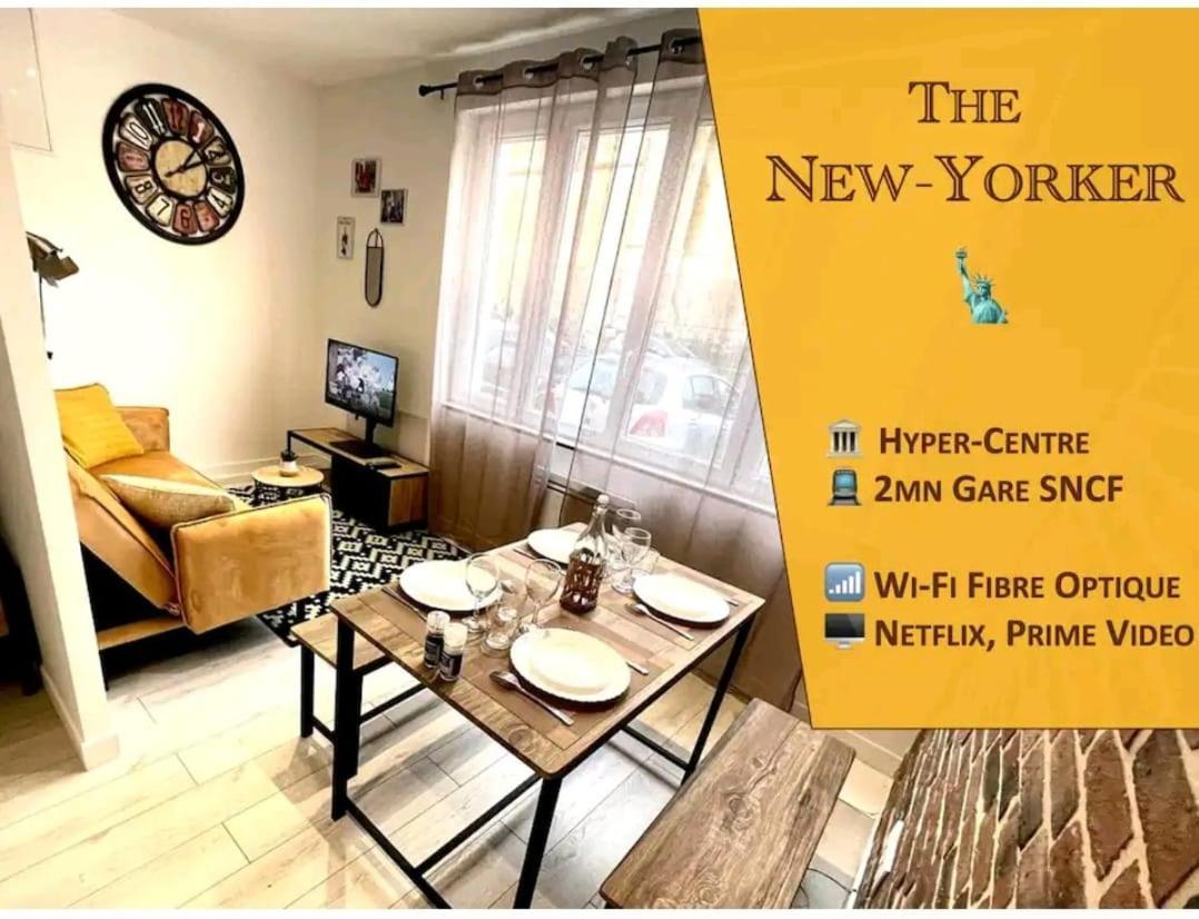The New-yorker - Hyper Centre- 2mn Gare Sncf - Wi-fi Netflix Gratuit Apartment *